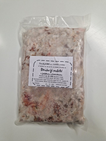 Drůbeží mleté s jablkem a banánem 1kg