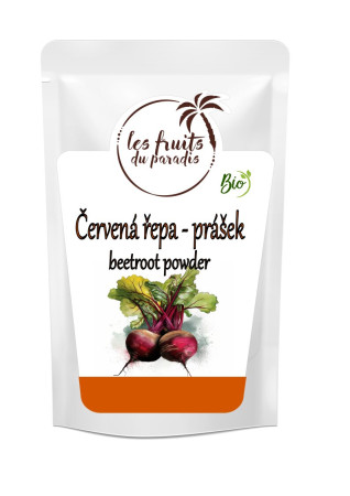 Červená řepa prášek BIO 200 g LES FRUITS DU PARADIS